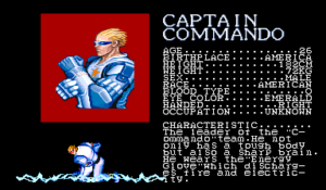 captain commando scheda captain commando