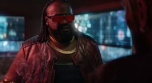 Cyberpunk 2077 discussione sui massaggi nel genere V