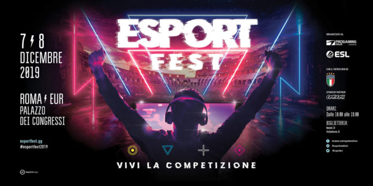 Roma diventa anche la Capitale degli E-Sports per due giorni: Tutti all’E-sport Fest!