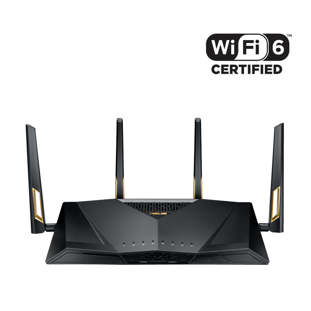 RT AX88U with WiFi Certified 6 Logo 1