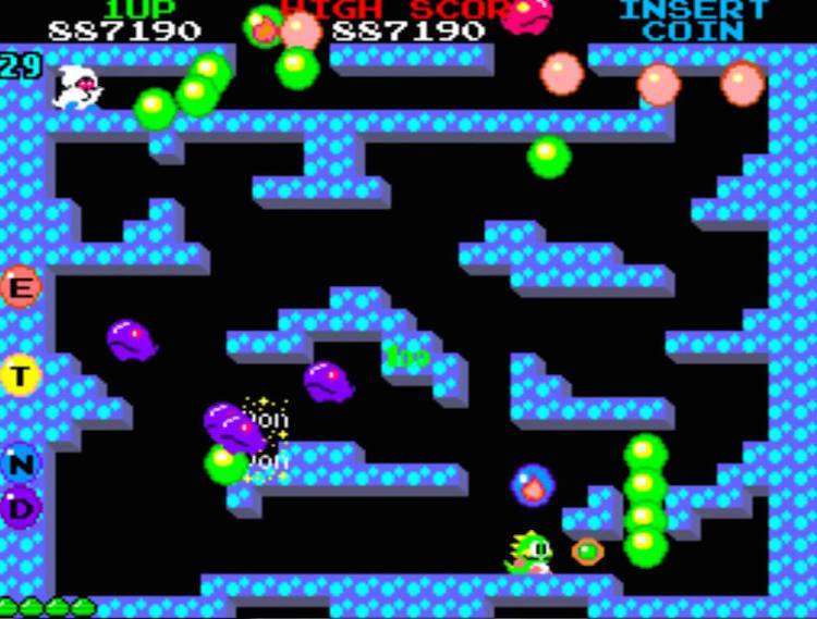 schermata bubble bobble