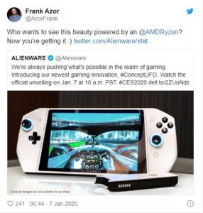 Ces 2020 frank azor tweet resoconto