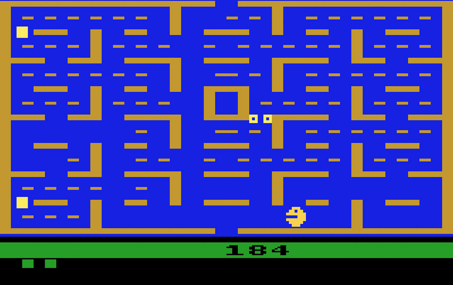 Atari 2600 Pac Man Screenshot
