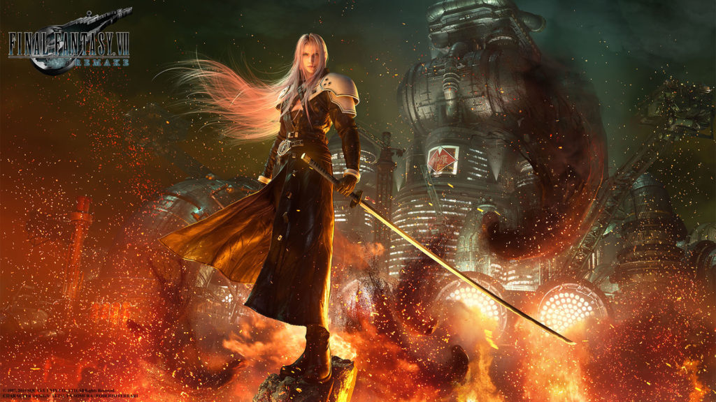 Sephiroth in tutto il suo inquietante splendore