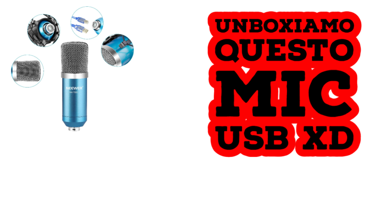 Unboxing: Microfono a Condensatore Neewer NW-8000