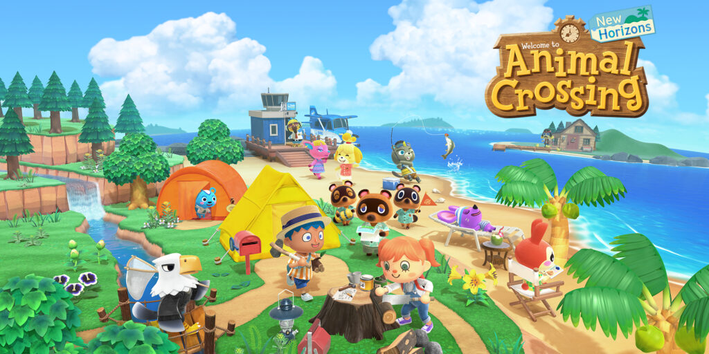 nintendo switch con animal crossing