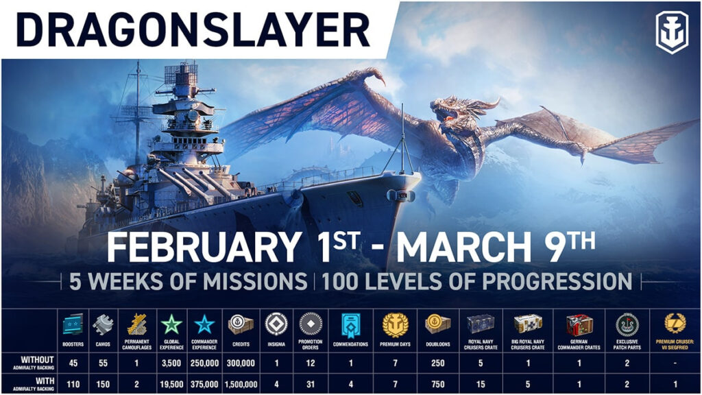 World of Warships: Legends dragon slayer