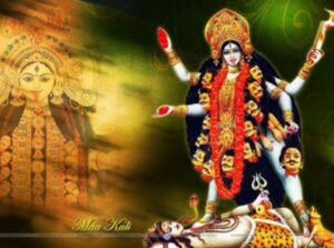 Maha Kali walks over Shiva Thveir