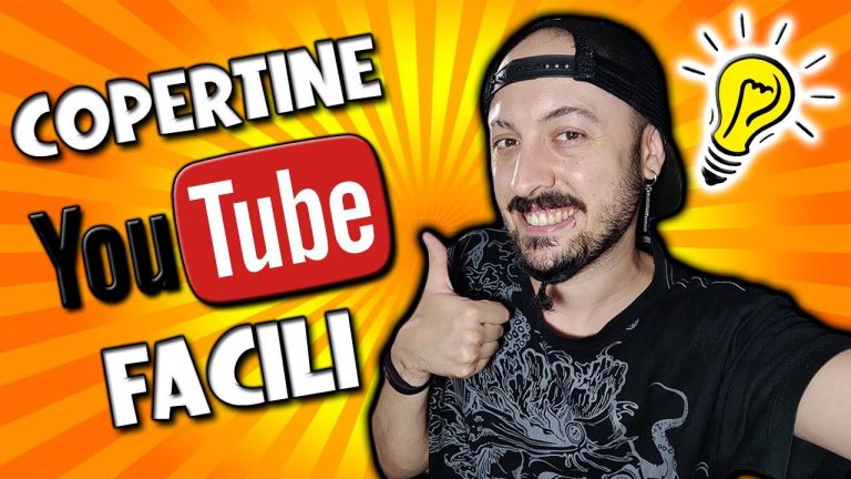 ⭐ COME FARE una COPERTINA per YOUTUBE FACILE e VELOCE! ⭐
