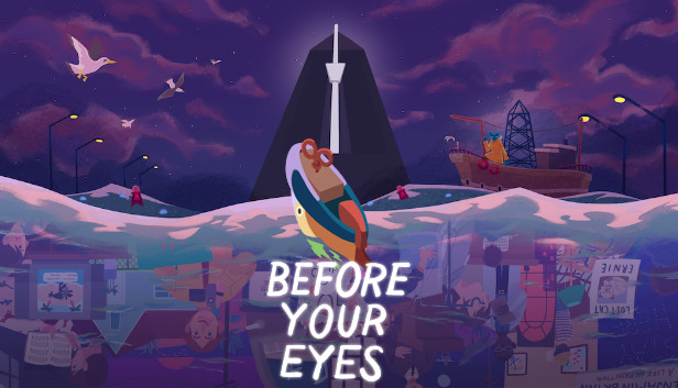 before your eyes