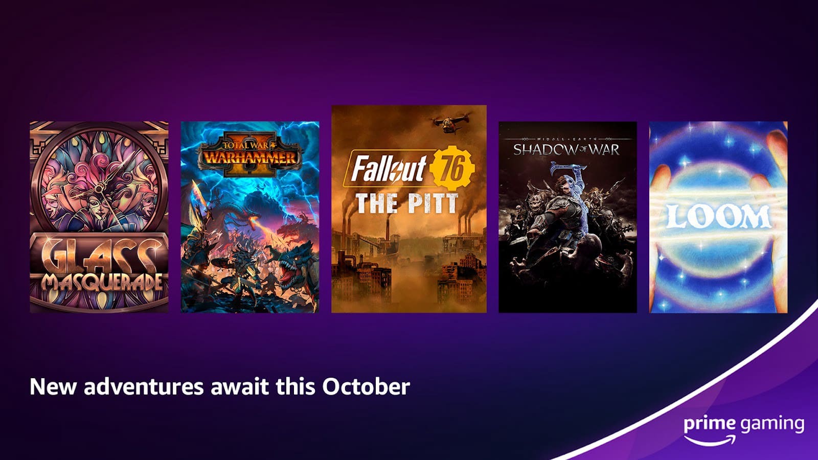 giochi gratis di ottobre amazon prime gaming