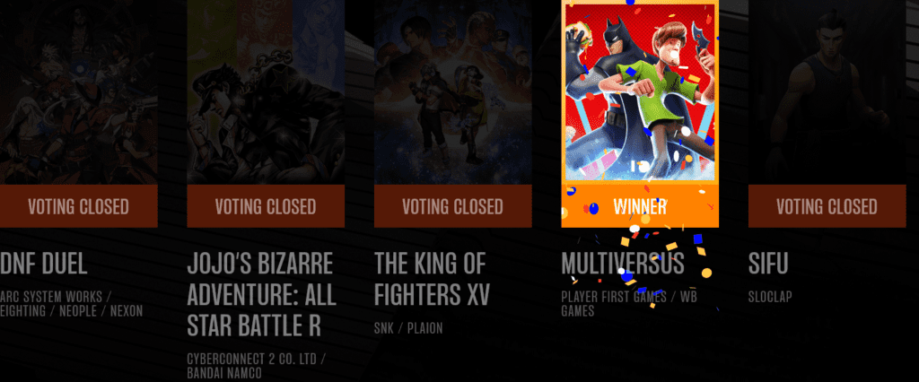 The Game Awards 2022 best fighting game